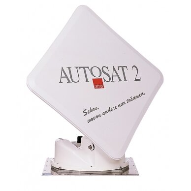Palydovinė sistema AutoSat 2F Control su įmontuotu valdymo skydeliu Palydovinė sistema AutoSat 2F Control su įmontuotu valdymo skydeliu