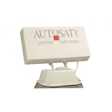 Palydovinė sistema AutoSat Light su vieno mygtuko valdymo pulteliu, 1 palydovas