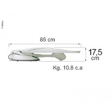Palydovinė sistema FlatSat Skew Easy Smart 65 1