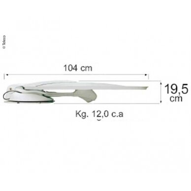 Palydovinė sistema FlatSat Skew Easy Smart 85 1 Palydovinė sistema FlatSat Skew Easy Smart 85 1