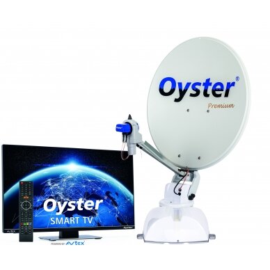 Palydovinė sistema Oyster 65 Single LNB SKEW su Oyster TV Palydovinė sistema Oyster 65 Single LNB SKEW su Oyster TV