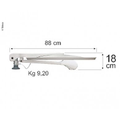 Palydovinė sistema Voyager Digimatic 65 su DSF90E/HD ir stiebu 1