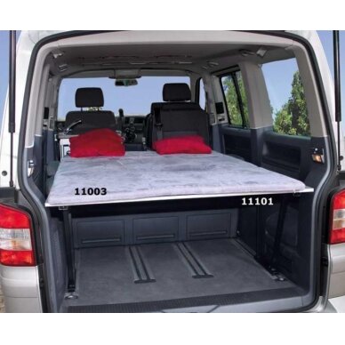 Patogus apmušalas Lazy Bed galinei pamušalui VW T6 / VW T5 Patogus apmušalas Lazy Bed galinei pamušalui VW T6 / VW T5