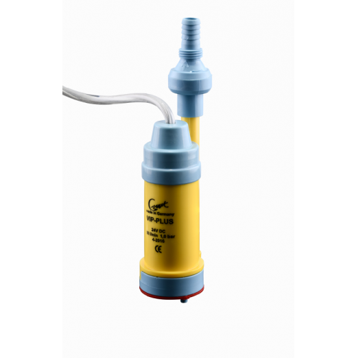 Panardinamas siurblys VIP Plus skirtas Dethleffs 16 l/min 24 V su atbuliniu vožtuvu ir filtru
