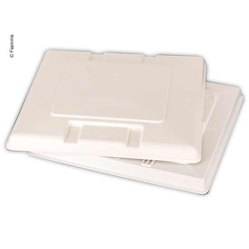 Pakaitinis stiklo stogo gaubtas baltas Vent 50 x 50 Pakaitinis stiklo stogo gaubtas baltas Vent 50 x 50