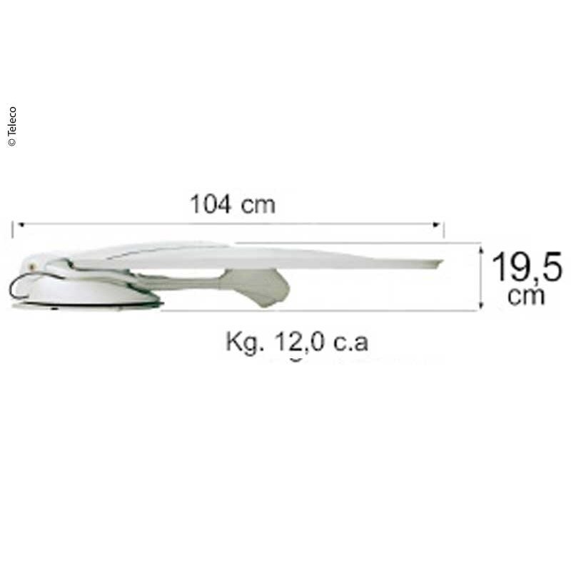 Palydovinė sistema FlatSat Skew Easy Smart 85 1 Palydovinė sistema FlatSat Skew Easy Smart 85 1