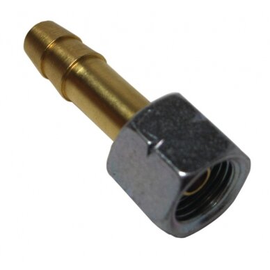 Pereinamosios detalės veržlė 1/4"
kairysis + 9 mm lizdas