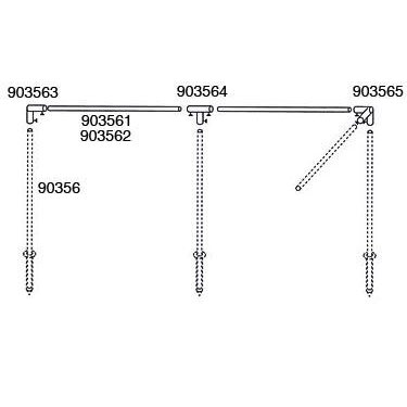 Plieninis vėjo stulpas įžeminimo lizdui, 150 cm Plieninis vėjo stulpas įžeminimo lizdui, 150 cm