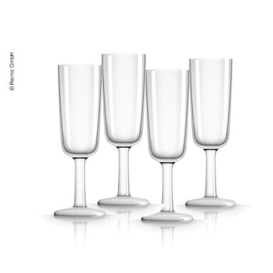 Plastikinės šampano taurės Baltos 180ml, 4 vnt (polikarbonatas) Plastikinės šampano taurės Baltos 180ml, 4 vnt (polikarbonatas)