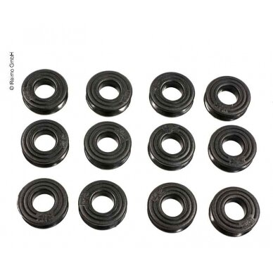 Plastikinės kilpelės 15 mm, 12 vnt Plastikinės kilpelės 15 mm, 12 vnt