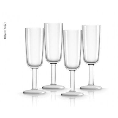 Plastikinės šampano taurės Baltos 180ml, 4 vnt (polikarbonatas) Plastikinės šampano taurės Baltos 180ml, 4 vnt (polikarbonatas)