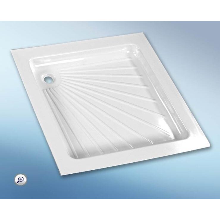 Plastikinis dušo padėklas, baltas, 665 x 655 x 80 mm Plastikinis dušo padėklas, baltas, 665 x 655 x 80 mm