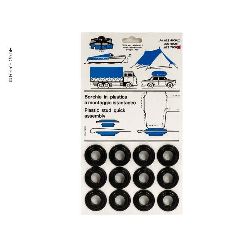 Plastikinės kilpelės 15 mm, 12 vnt 3 Plastikinės kilpelės 15 mm, 12 vnt 3