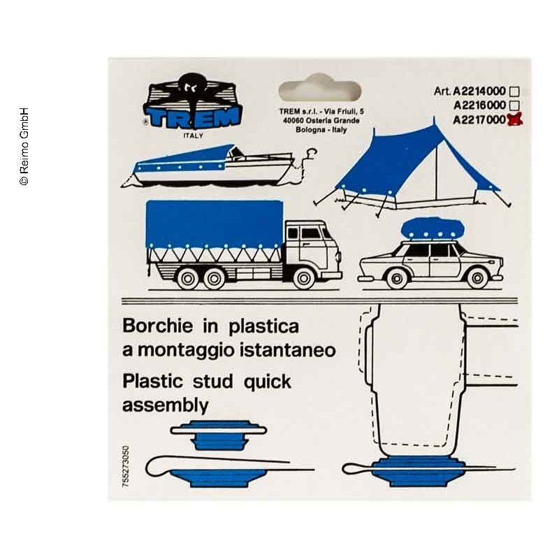 Plastikinės kilpelės 15 mm, 12 vnt 4
