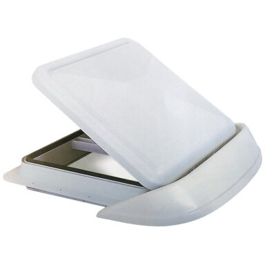Priekinis spoileris baltas stogo gaubtams 36-40cm