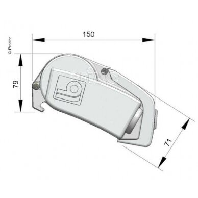 Prostor 350 – Stogo markizė furgonams / nameliams ant ratų Prostor 350 – Stogo markizė furgonams / nameliams ant ratų