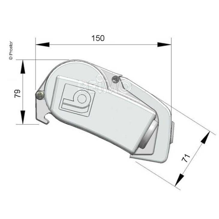 Prostor 350 – Stogo markizė furgonams / nameliams ant ratų Prostor 350 – Stogo markizė furgonams / nameliams ant ratų