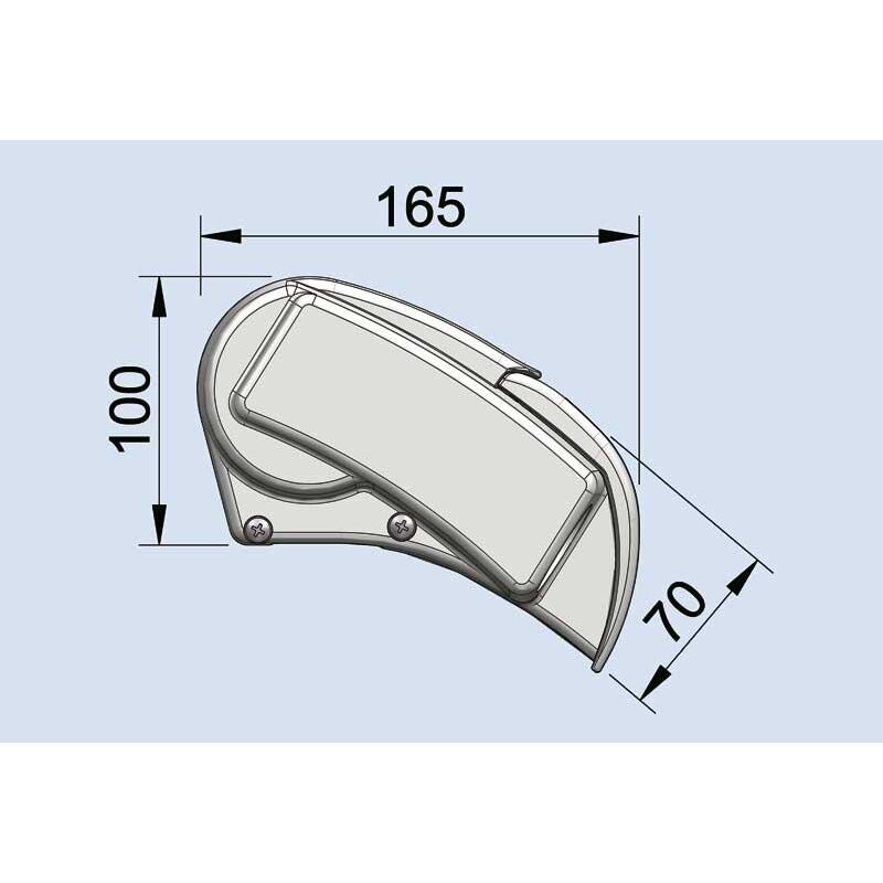 Prostor 600 – 5,0 m baltos/mėlynos bangos 2 Prostor 600 – 5,0 m baltos/mėlynos bangos 2
