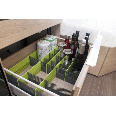 Purvario laikymo juostelės MAXXI 8 pak. - kalkės/antracitas Purvario laikymo juostelės MAXXI 8 pak. - kalkės/antracitas