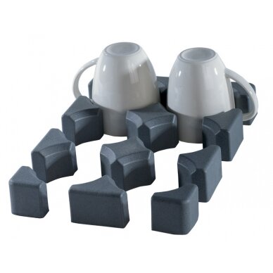 Purvario stiklo/puodelių laikiklis žemas - 6 vnt Purvario stiklo/puodelių laikiklis žemas - 6 vnt