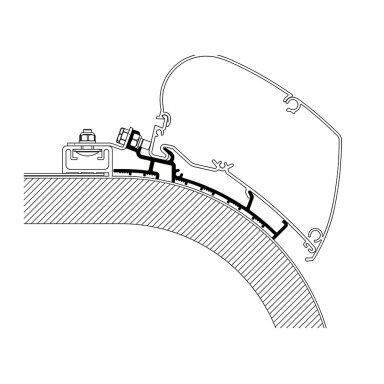 Rapido adapteris _puikus_ 4,50 m