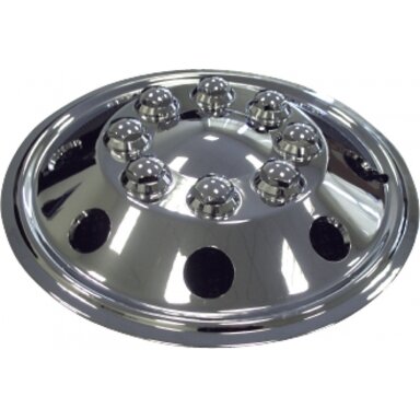 Rato gaubtas išgaubtas chromu, 4 vnt 16" Rato gaubtas išgaubtas chromu, 4 vnt 16"