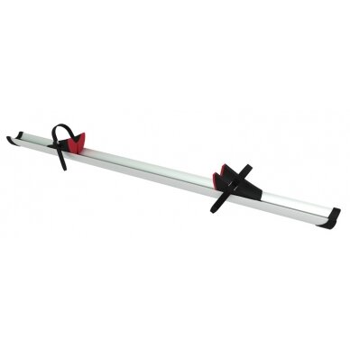 Rail Premium dviračių bėgis 128 cm, sidabrinis Rail Premium dviračių bėgis 128 cm, sidabrinis