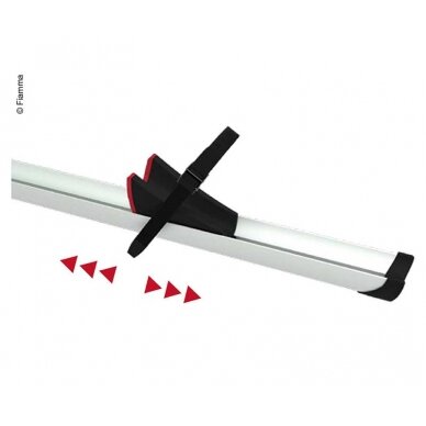 Rail Premium dviračių turėklas XL 139cm, sidabrinis Rail Premium dviračių turėklas XL 139cm, sidabrinis
