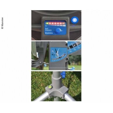Rankinė SAT antena Precision 65 ID Single LNB 1
