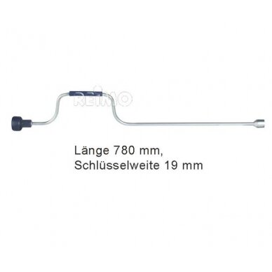 Rankinis švaistiklis SW: 19mm 780mm
