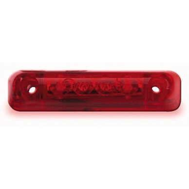 Raudonas LED galinis žibintas, 12 voltų, 0,4 vato Raudonas LED galinis žibintas, 12 voltų, 0,4 vato