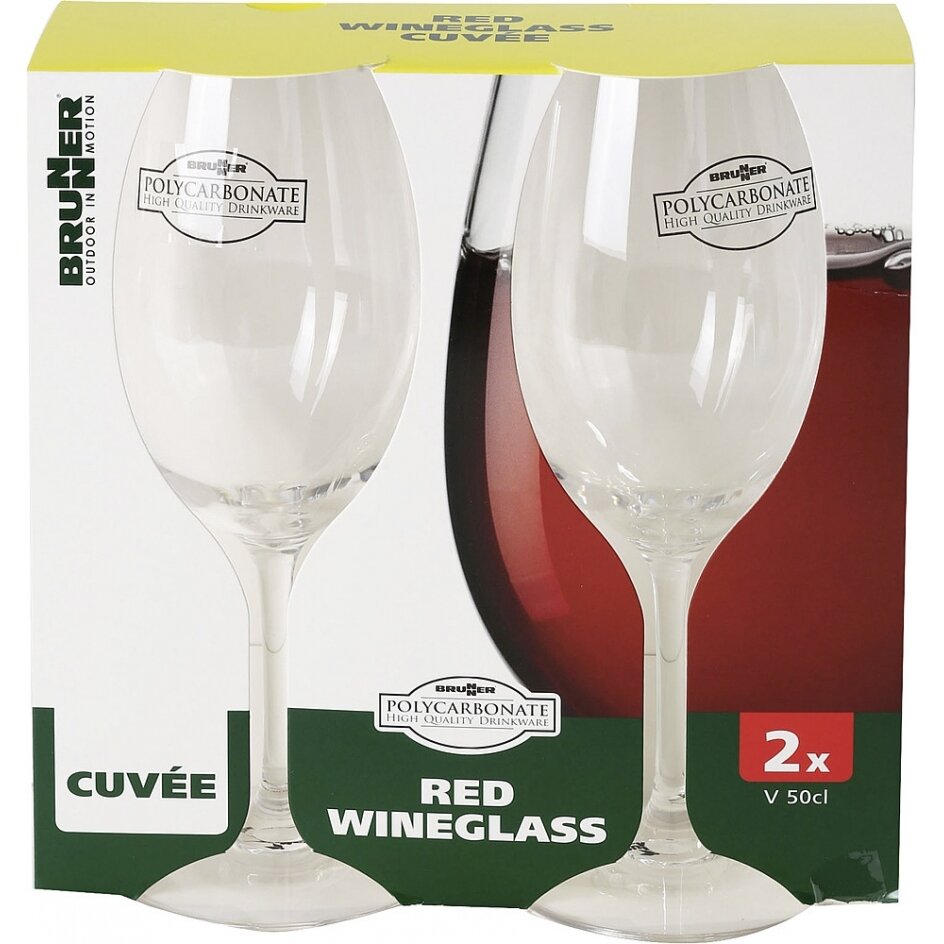 Raudonojo vyno taurės PC rinkinys 2 500 ml 1