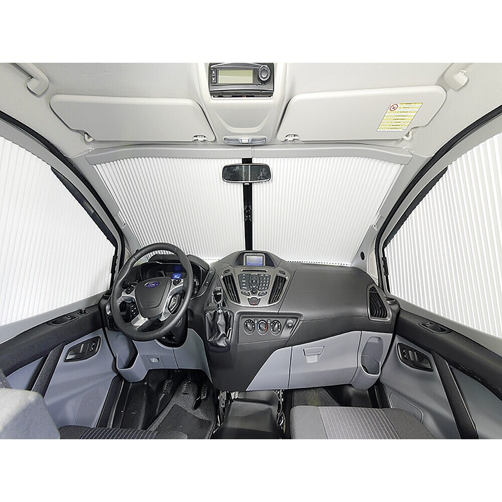 REMIfront IV priekinio stiklo užtemdymo paketas 3 Ford Transit Custom V362 nuo 2018 m., pilkas