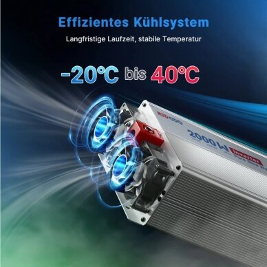 TURIME! Redodo 2000 W tikro sinuso įtampos keitiklis su LCD monitoriumi 6 TURIME! Redodo 2000 W tikro sinuso įtampos keitiklis su LCD monitoriumi 6