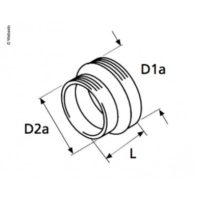 Reduktorius nuo 80 iki 55 mm Reduktorius nuo 80 iki 55 mm
