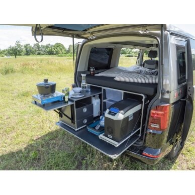 REIMO CampingBox L skirta VW T6.1/T6/T5 trumpa ir ilga ratų bazei, universalui ir Caravelle 3