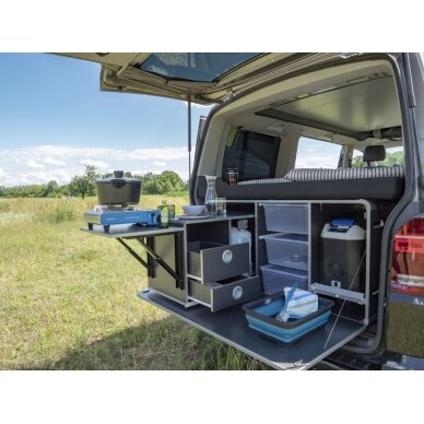 REIMO CampingBox L skirta VW T6.1/T6/T5 trumpa ir ilga ratų bazei, universalui ir Caravelle 4
