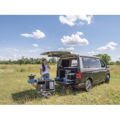 REIMO CampingBox L skirta VW T6.1/T6/T5 trumpa ir ilga ratų bazei, universalui ir Caravelle