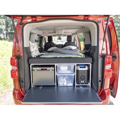 REIMO CampingBox M skirta VW Caddy nuo 2003 m. ir kitiems mini kemperiams ir mikroautobusams 9