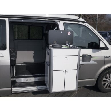 REIMO FLEX KITCHEN - Nuimama virtuvės dalis su įmontuota technologija - Matinė juoda REIMO FLEX KITCHEN - Nuimama virtuvės dalis su įmontuota technologija - Matinė juoda