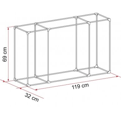 Rėmo jungtis Cargo Back Rėmo jungtis Cargo Back