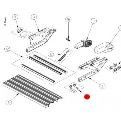 Remonto komplektas Riv.Thule St.V10 Remonto komplektas Riv.Thule St.V10