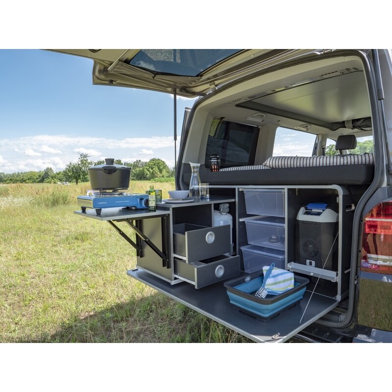 REIMO CampingBox L skirta VW T6.1/T6/T5 trumpa ir ilga ratų bazei, universalui ir Caravelle 4