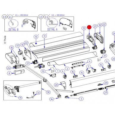 Rh Endcap asy O9200 Rh Endcap asy O9200