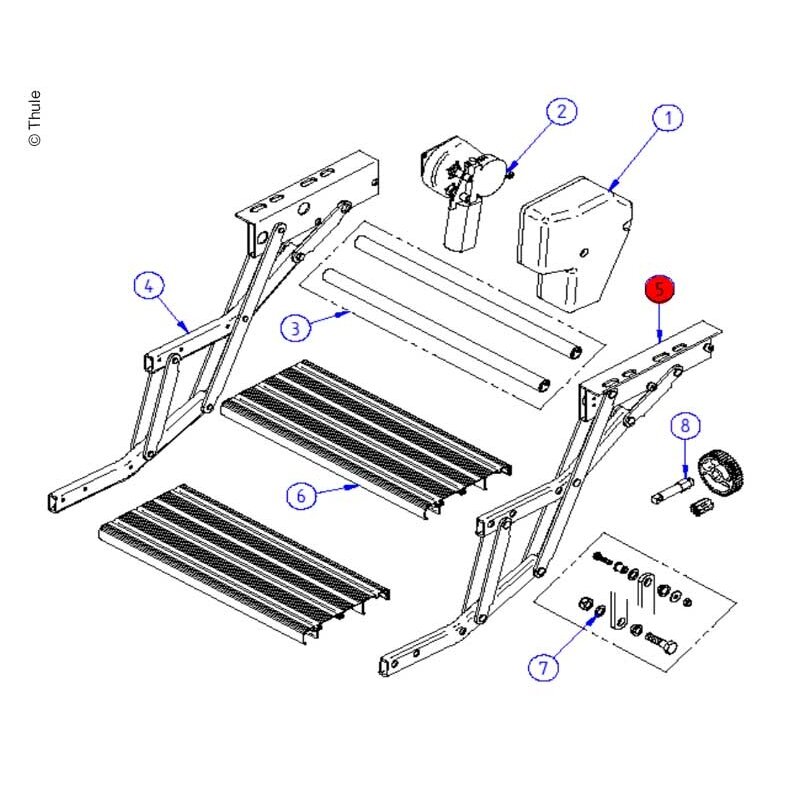 RH Scissor Assy Double Step