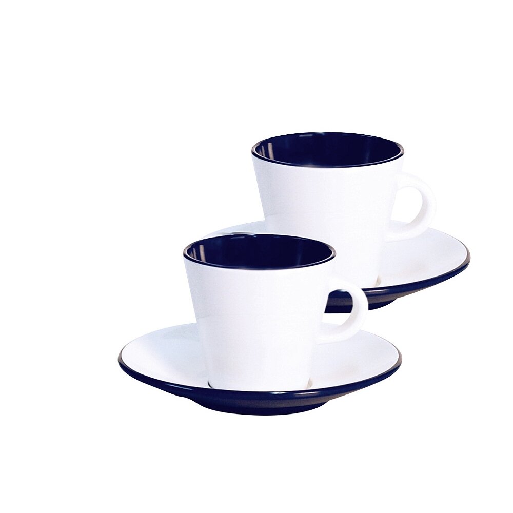 Rinkinys espreso Linea Blue 4 vnt.
Balta mėlyna