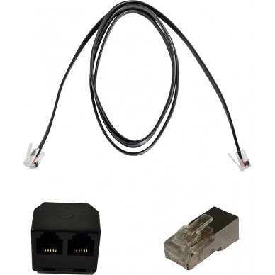 RJ12 jungiamojo komplekto prijungimo laidas RJ12 jungiamojo komplekto prijungimo laidas