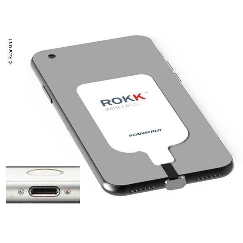ROKK universalus žaibo imtuvo pleistras, skirtas iPhone ROKK universalus žaibo imtuvo pleistras, skirtas iPhone