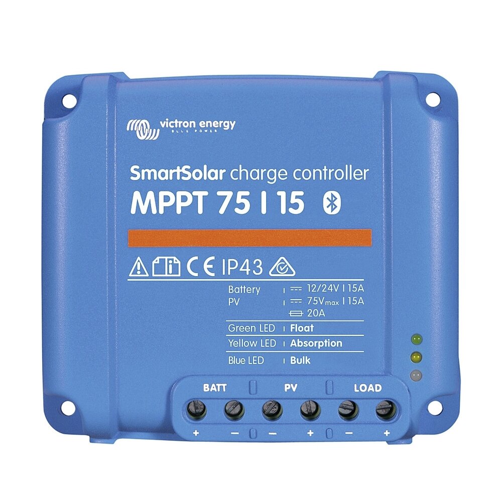 Saulės įkrovimo valdiklis MPPT SmartSolar 75/15 Saulės įkrovimo valdiklis MPPT SmartSolar 75/15