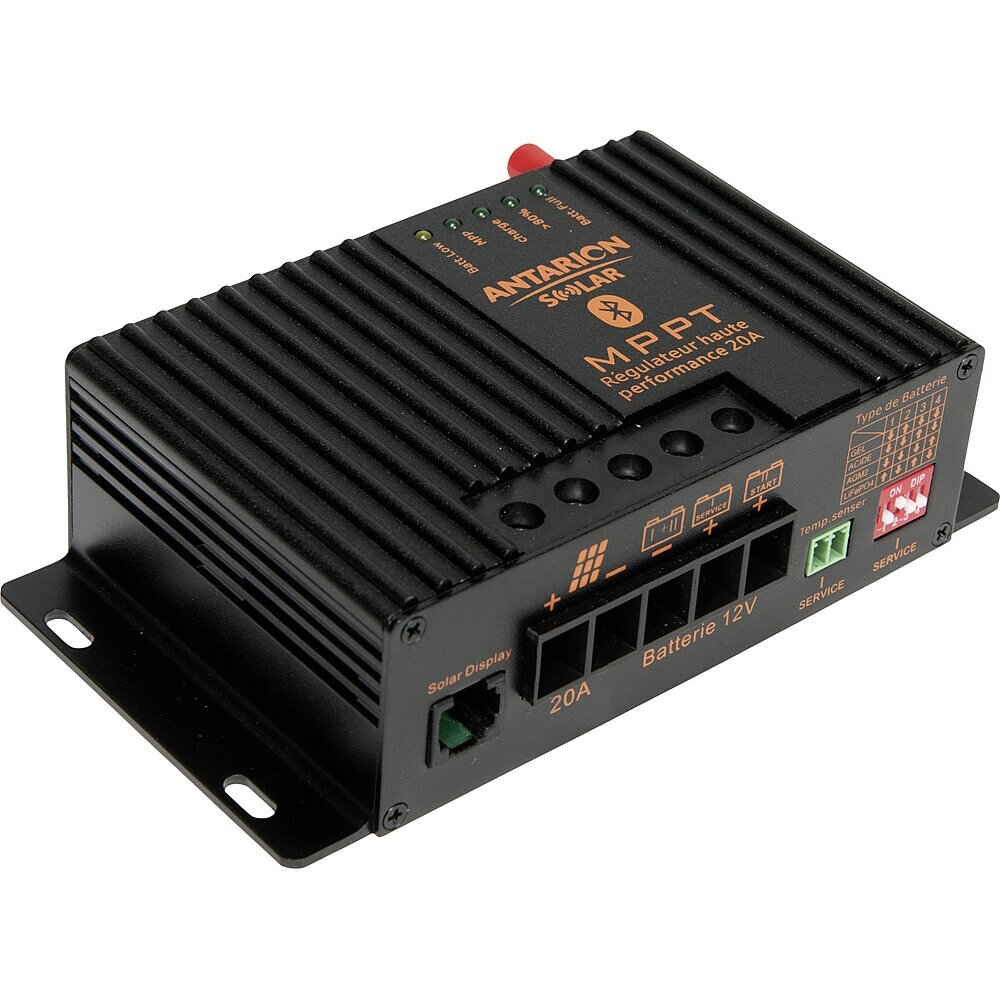 Saulės valdiklis MPPT 20 A Bluetooth Saulės valdiklis MPPT 20 A Bluetooth